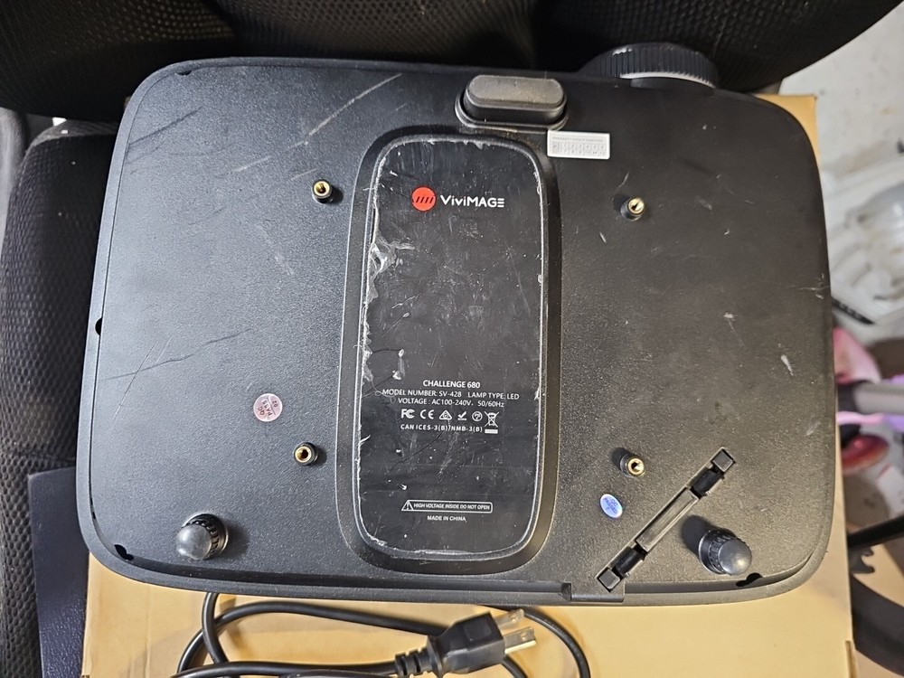 vivimage Challenge 680 projector Sv-428 Tested Working