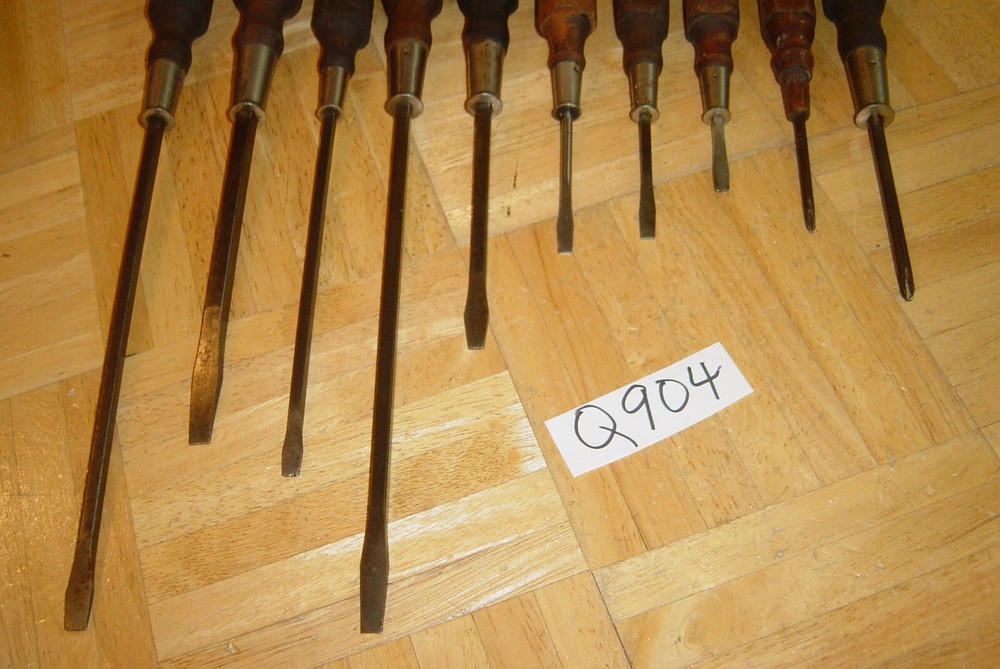 MAC TOOLS 10 PIECE WOODEN HANDLE MIXED SCREWDRIVER SET