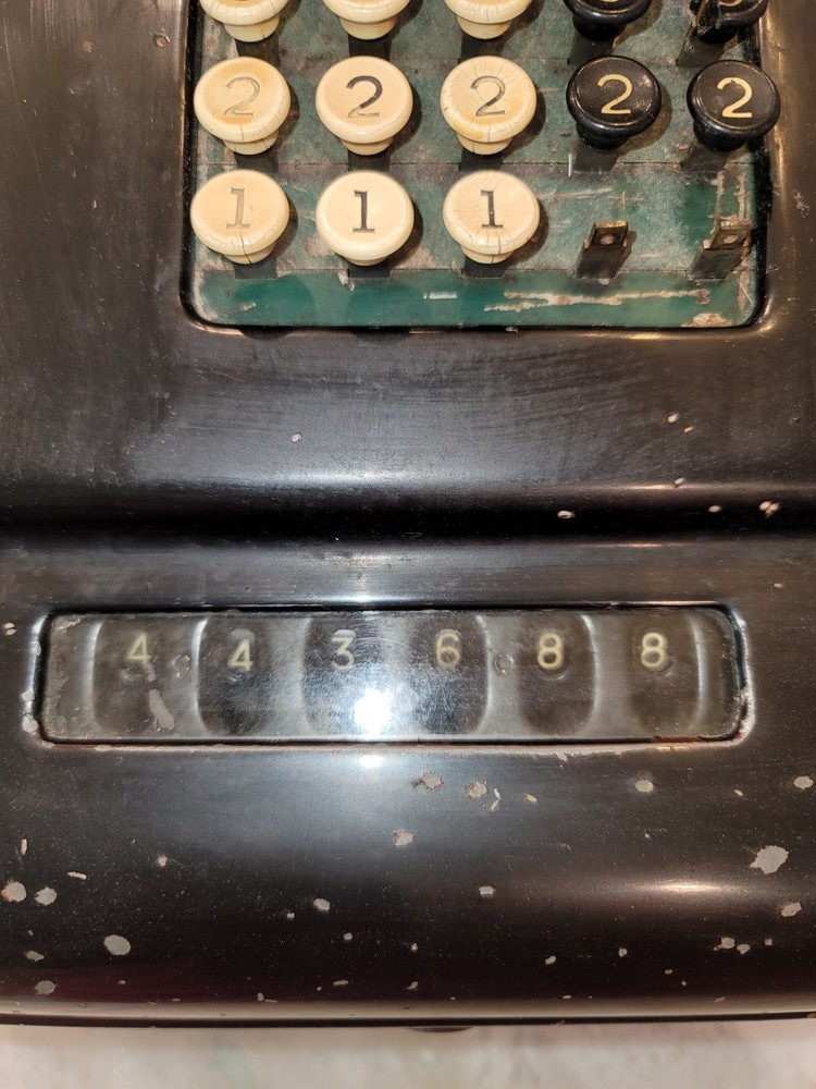 Antique 1920's Working Burroughs Class 3 Adding Machine