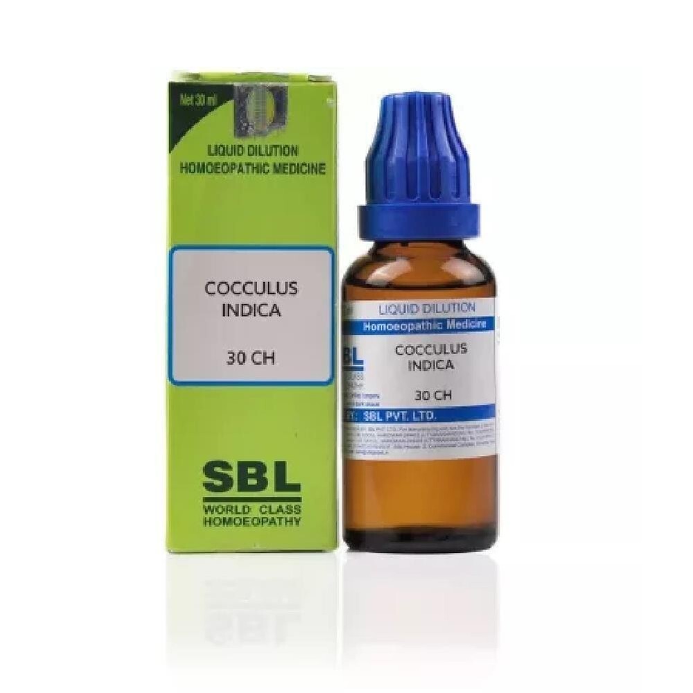 SBL Homeopathic Cocculus Indicus (30 ML / 100 ML) (Select Potency)