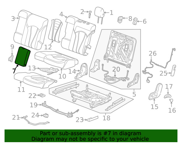 Genuine GM Armrest 84175089