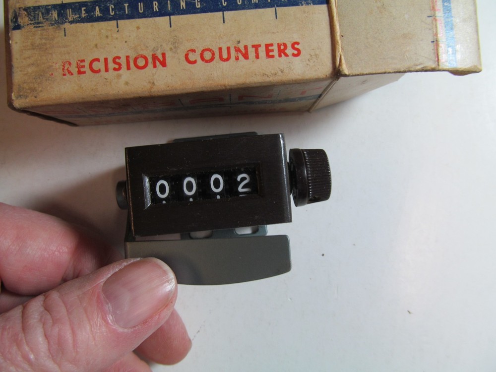 Frequency Counting Tool Hand Held NOS Durant 4x2 Counts People Entering Gate wl
