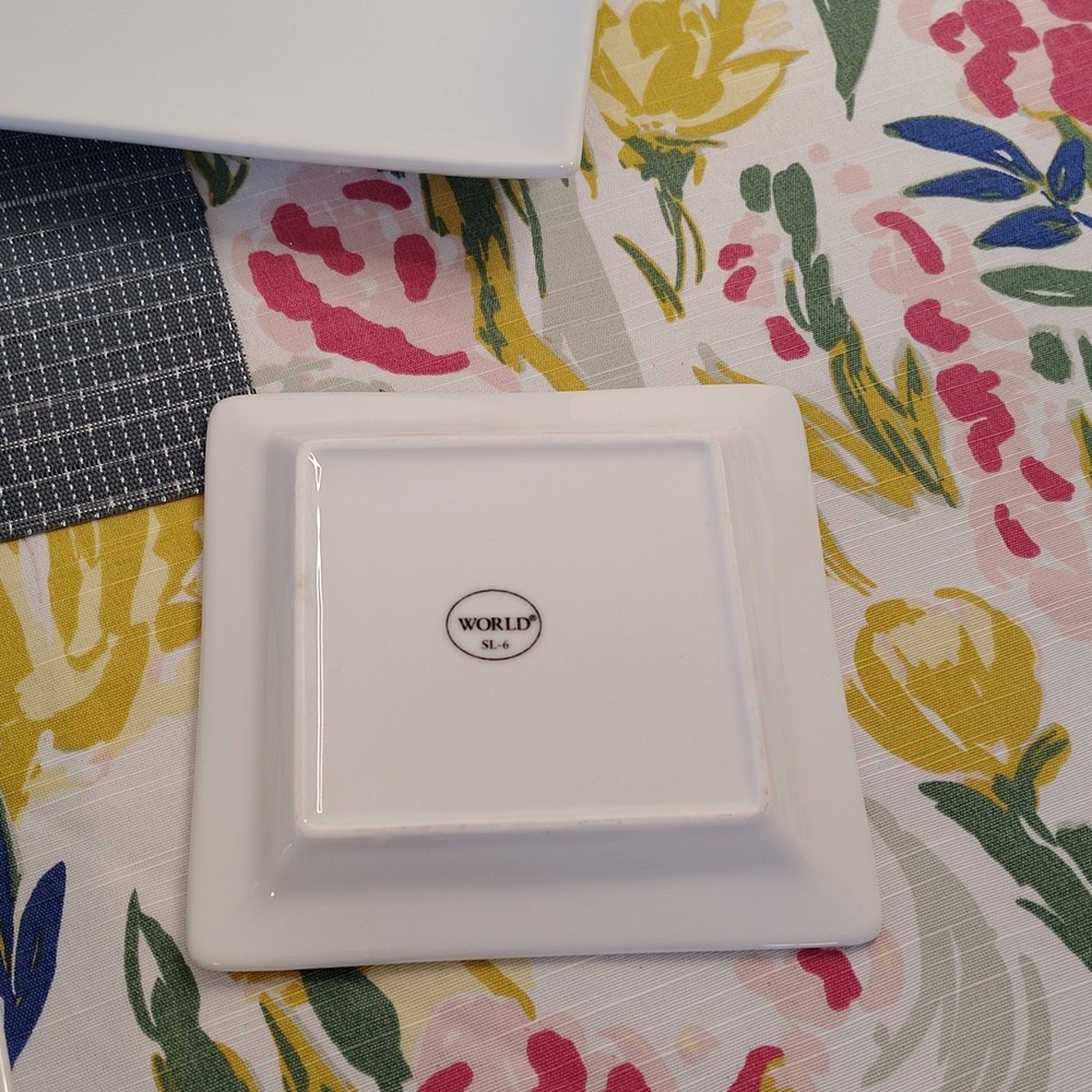 Palate & Plate Better Homes WORLD White Ceramic 5-Piece Dinner Service Set