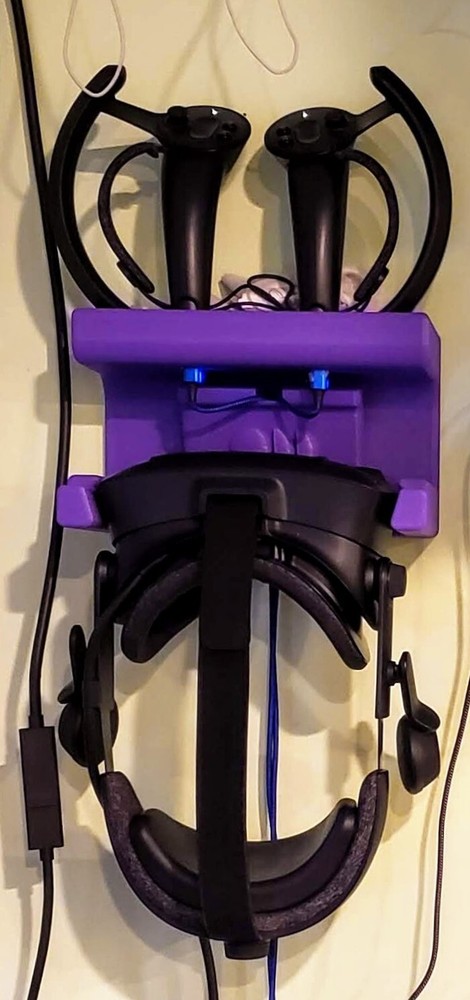 Valve Index Accessory Pack - 3D Wall Mount, Extension Cables, and Flight Stick