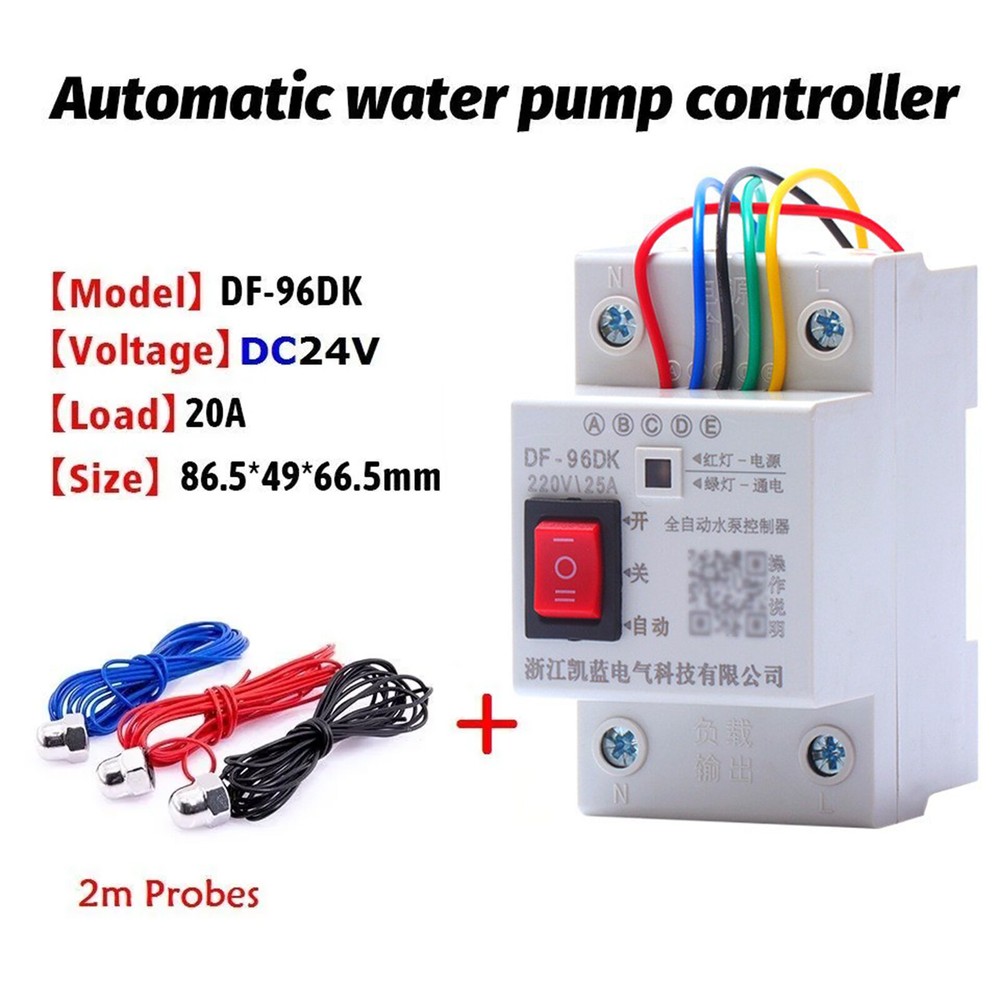 Automatic Water Level Controller Switch 20A Tank Liquid Level Detection Sensor