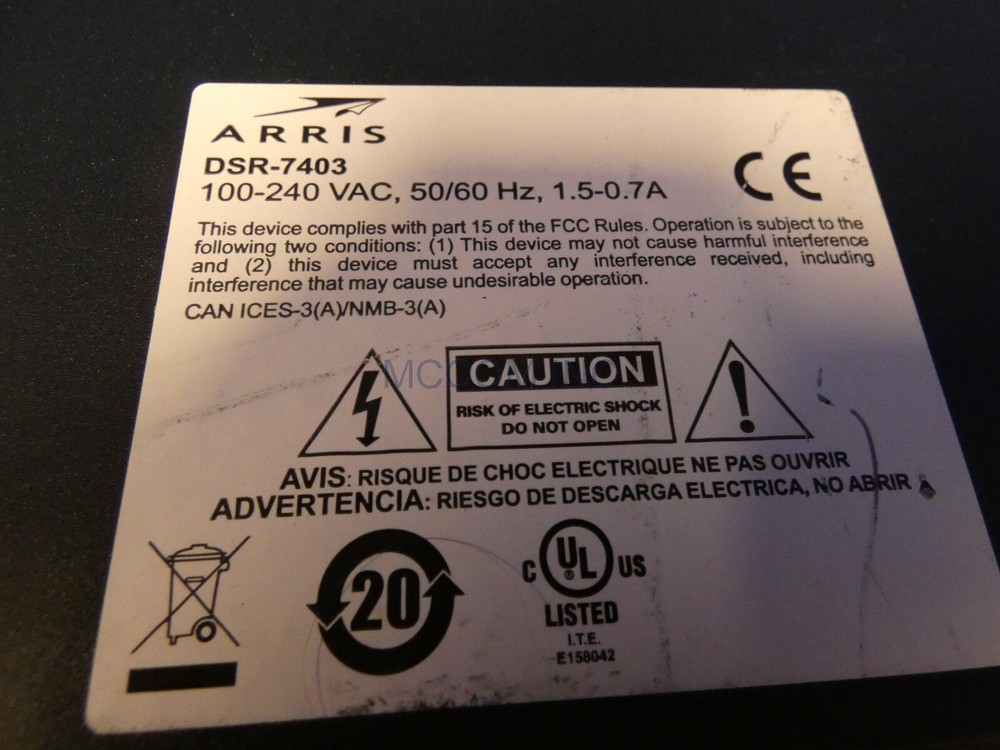 Arris DSR-7403 Commercial Integrated Satellite Receiver/Transcoder