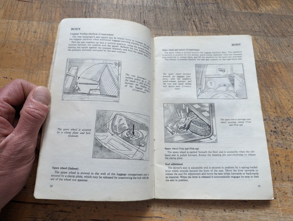 1965 Austin Mini Drivers Handbook