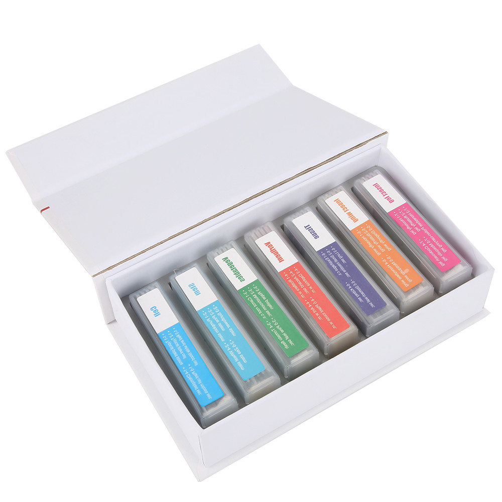 35pcs Biology Glass Prepared Microscope Slides Lab Specimens Set