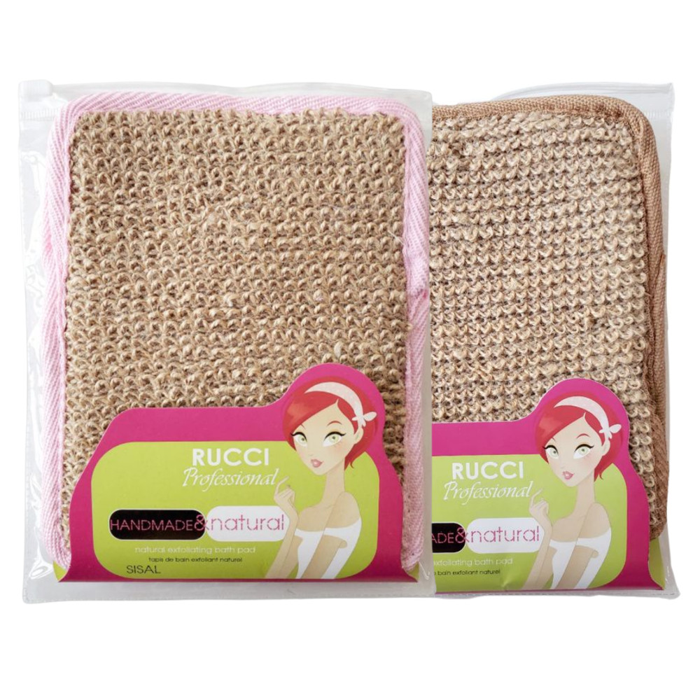 Rucci Natural Sisal Exfoliating Bath Pad