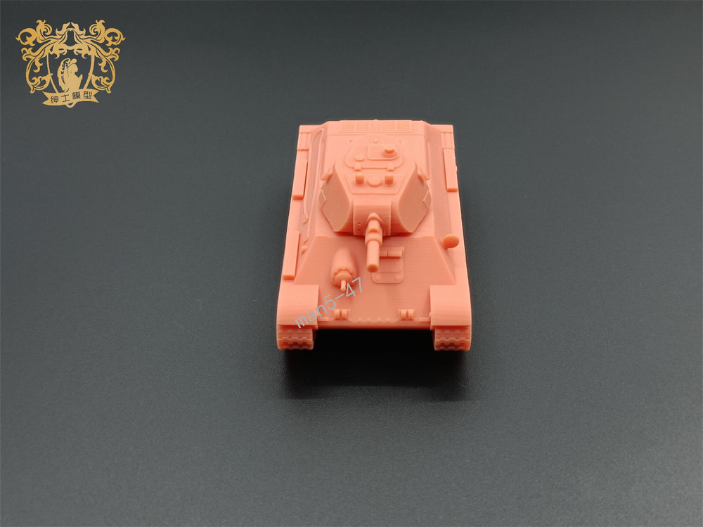 3D Printed 1/72/100/144 Soviet A-32 medium tank Model Unpainted