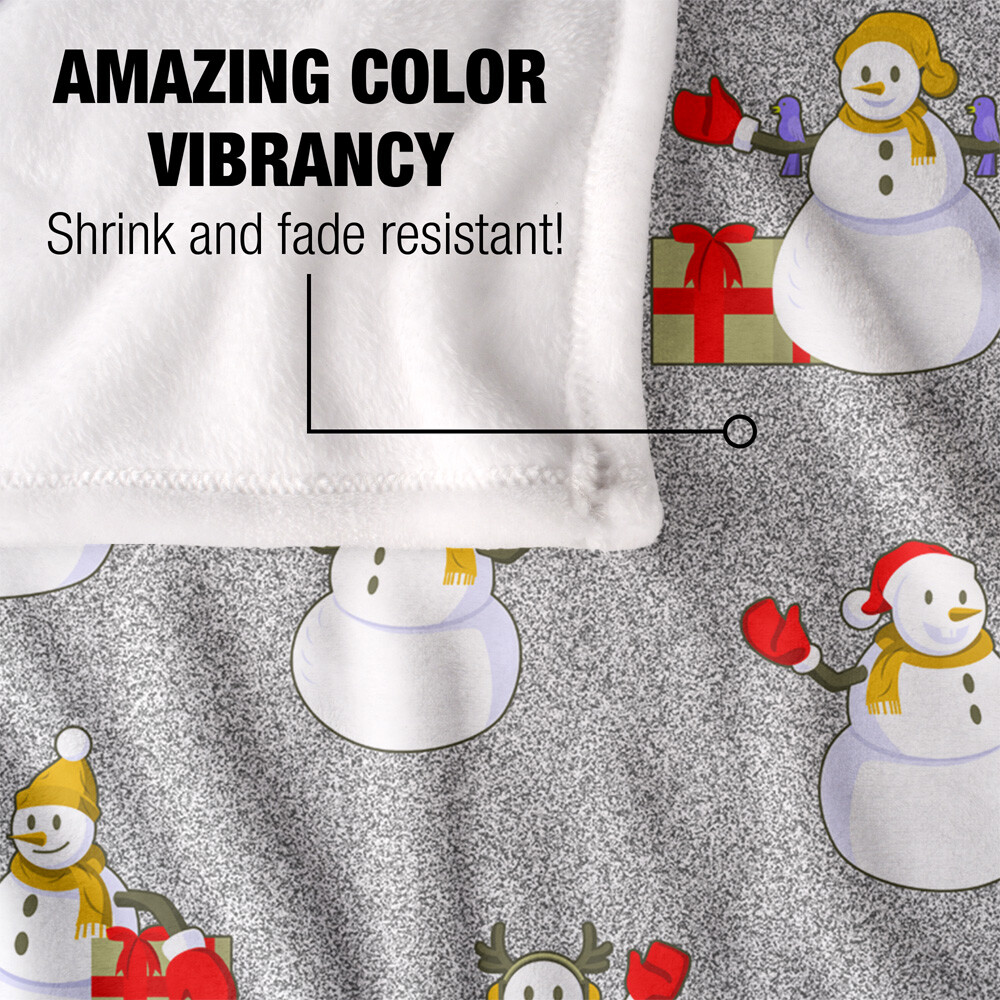 Snowmen Silky Touch Super Soft Throw Blanket