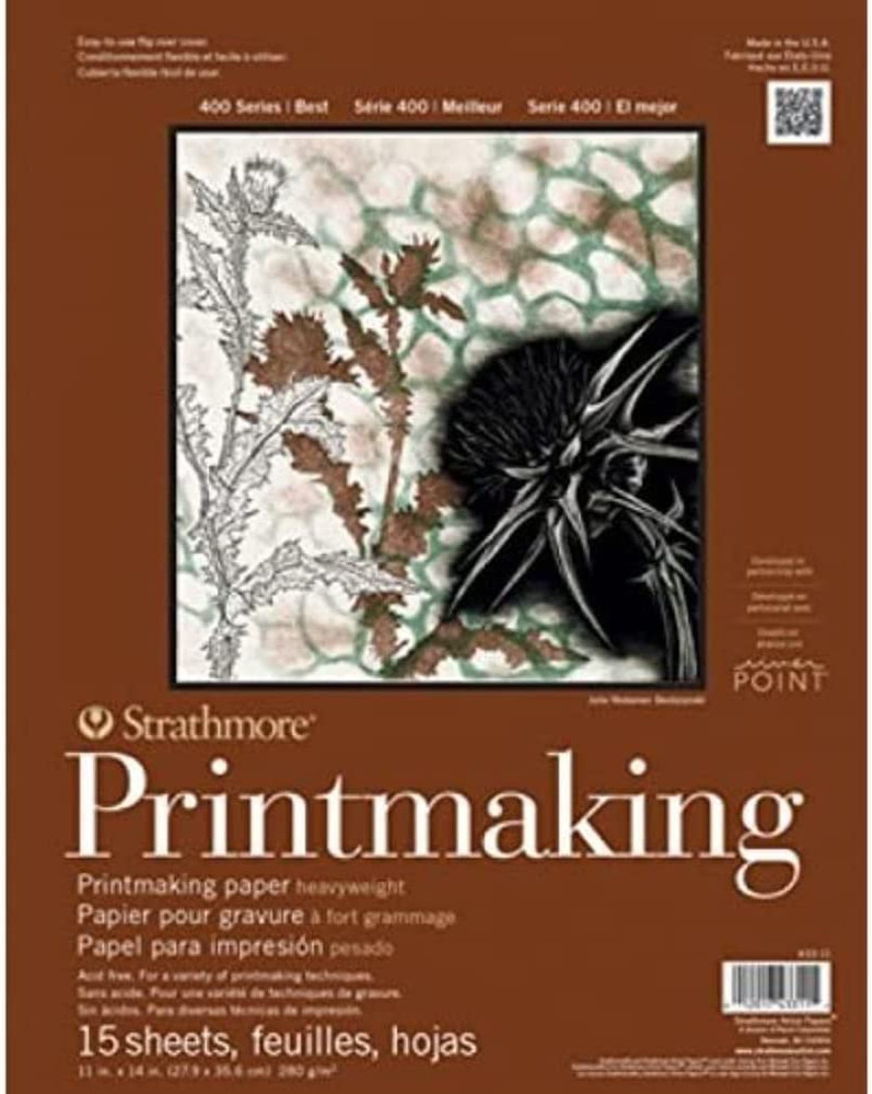 Printmaking Paper Pad 11"X14"-15 Sheets -62433110, BROWN