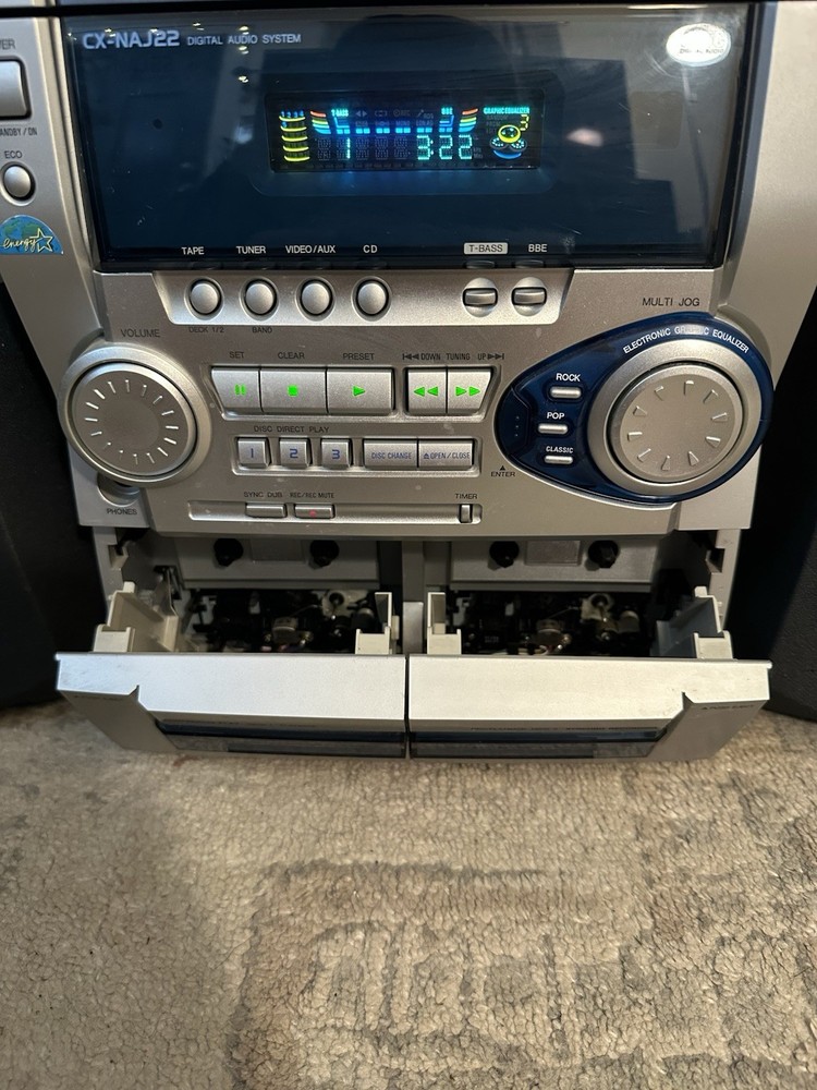 Aiwa CX-NAJ22 Compact Disc Stereo System - Fully Tested & Working