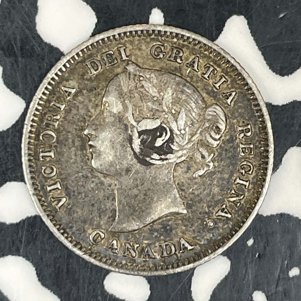 1901 Canada 5 Cents Lot#C8637 Silver! Nice!