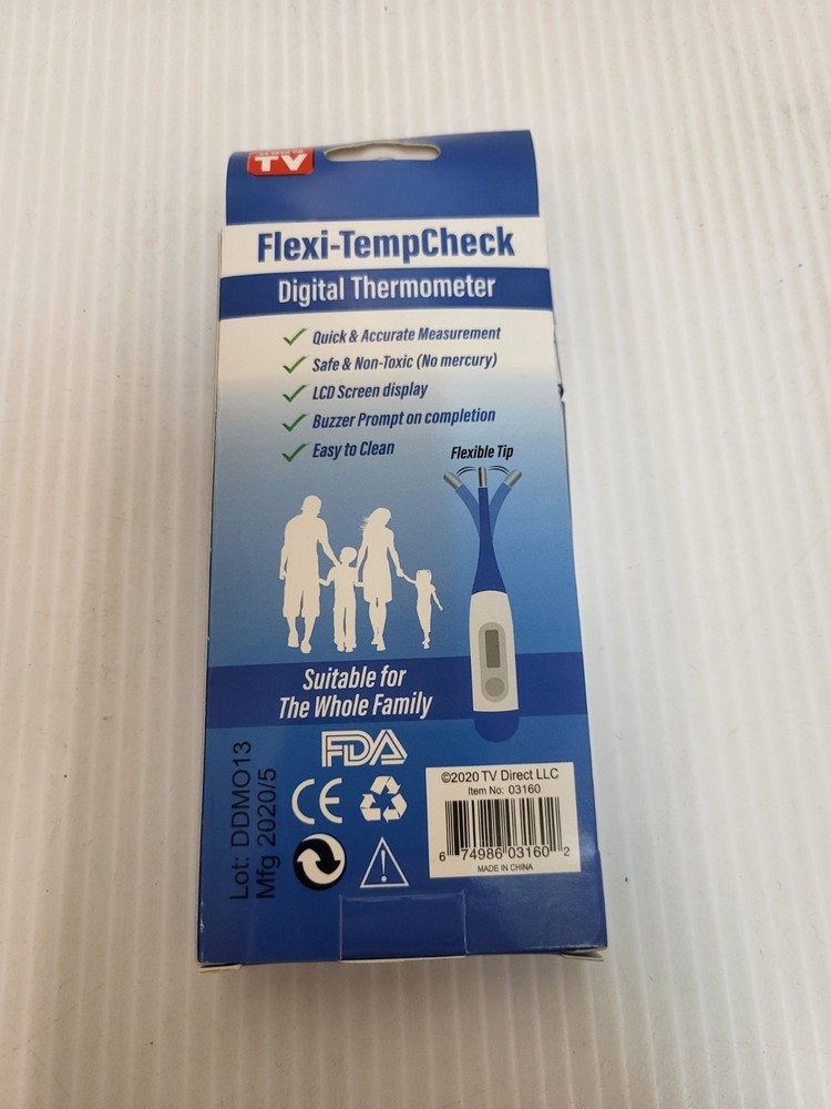 Flexi-TempCheck Digital Thermometer 03160 Quick & Safe