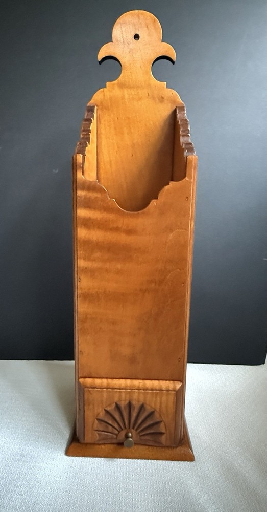 Eldred Wheeler Tiger Maple Pipe Box Vintage