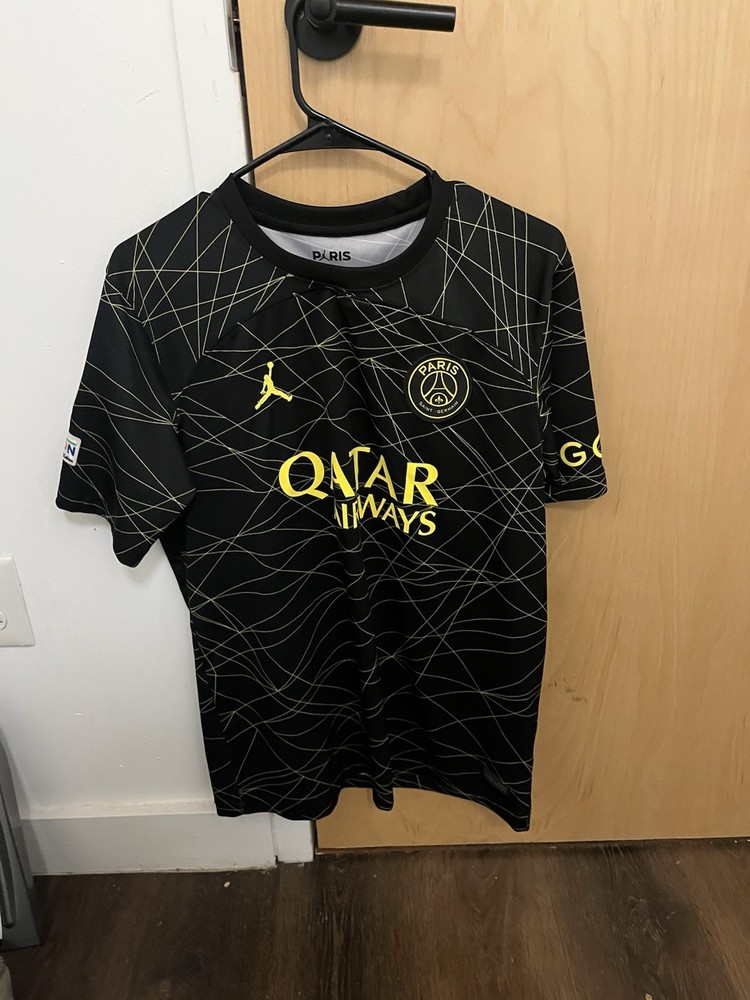 Neymar PSG Goat Jersey Black