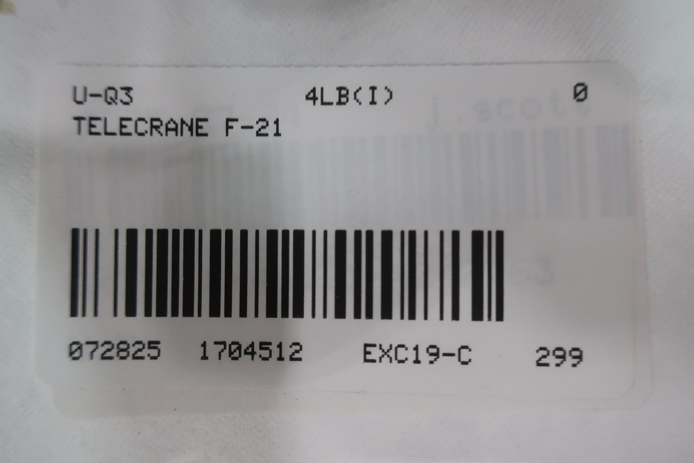 Telecrane F-21 Remote Control