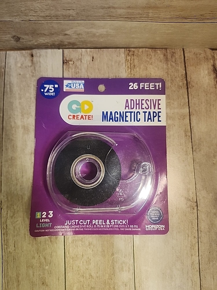 Go Create Adhesive Magnetic Tape 1”