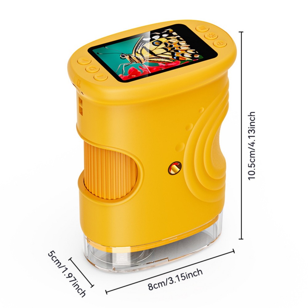 Kids Digital Microscope 1000x Magnification Handheld USB for PC Windows Mac OS