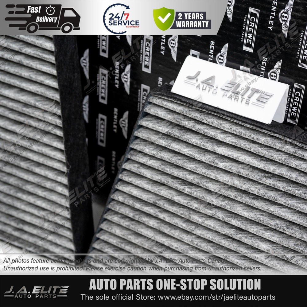 Pollen Filter Set (Only Filter) for Bentley Continental GT GTC