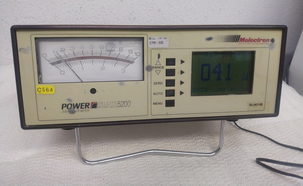 MOLECTRON POWER MAX 5200 LASER POWER METER PM5200