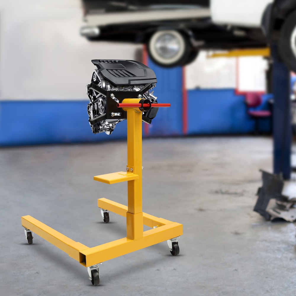 Vehicle Engine Block Stand 360 Degree Head 2000 LBS Folding Engine Stand