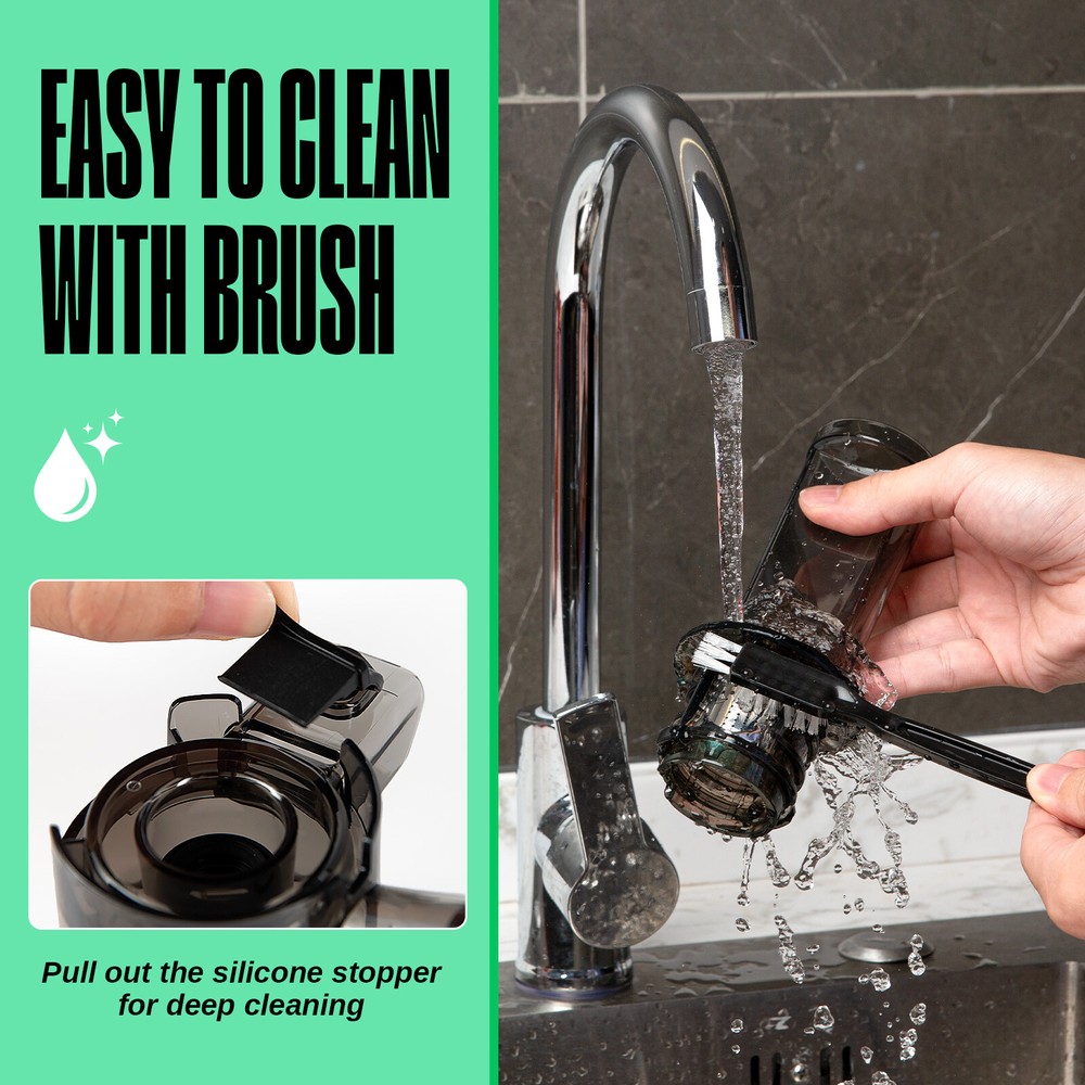 Ventray Essential Ginnie Compact Cold Press Juicer, Easy Clean & Nutrient Dense