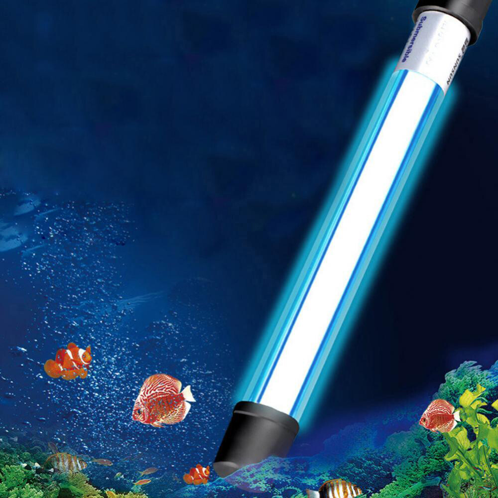 13W Submersible UV Purifier for Aquarium - Fish Tank Algae Remover