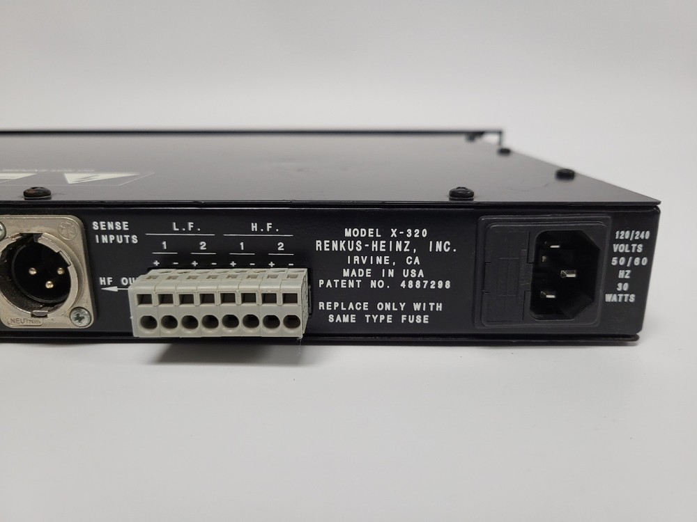 Vintage 1990s Renkus-Heinz X-320 TSC Two-Way Plus Sub Controller (Tested)