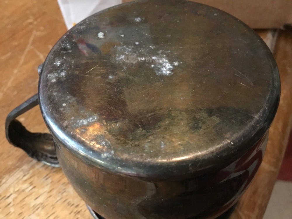 Vintage and Tarnished Silver Baby Cup