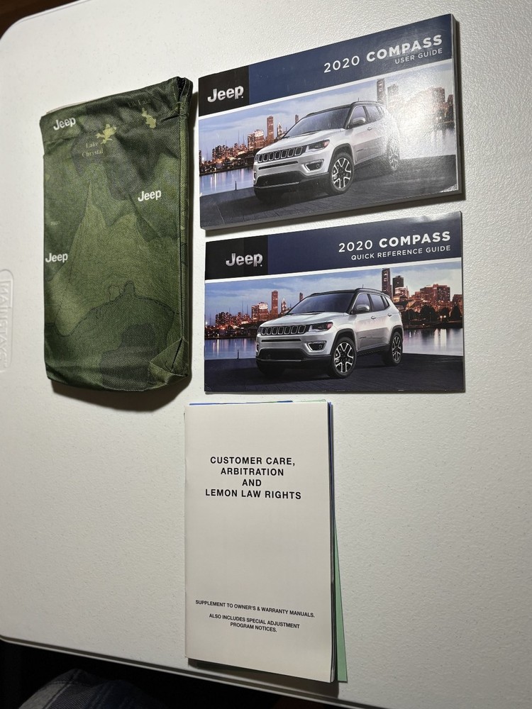 2020 Jeep Compass User Guide OEM Set