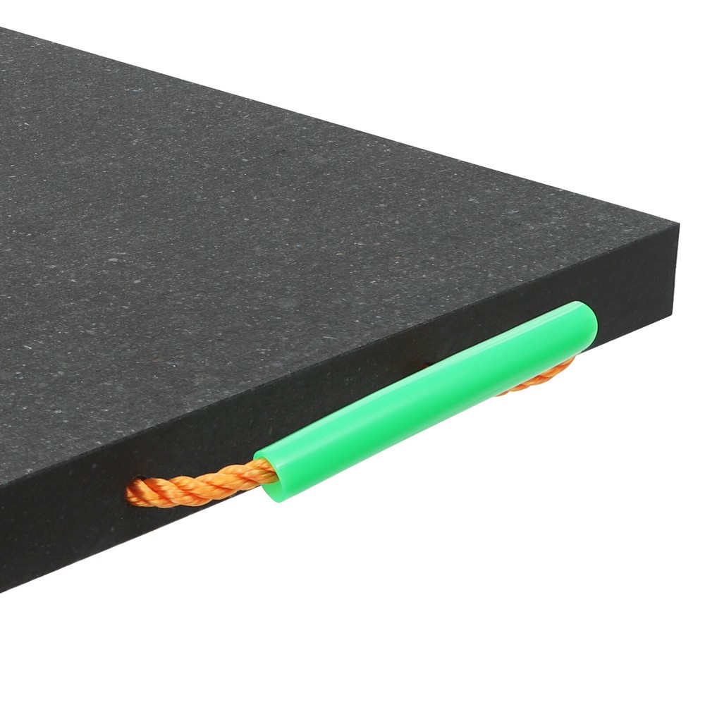 Square Medium Size Support Pad Black Heavy Duty Stabilizing Block With Handle