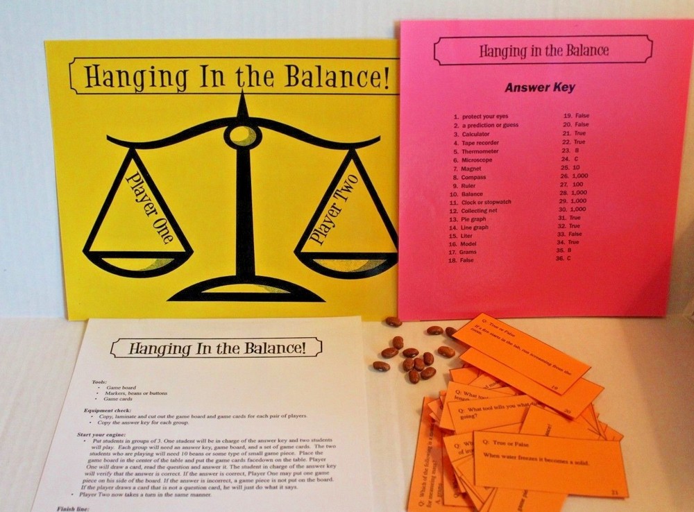 Science Lab Safety Game for Elementary Students Grades 2-4 Teacher-Made Activity