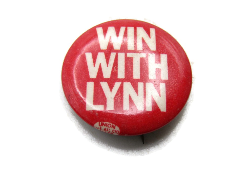Win With Lynn Campaign Button