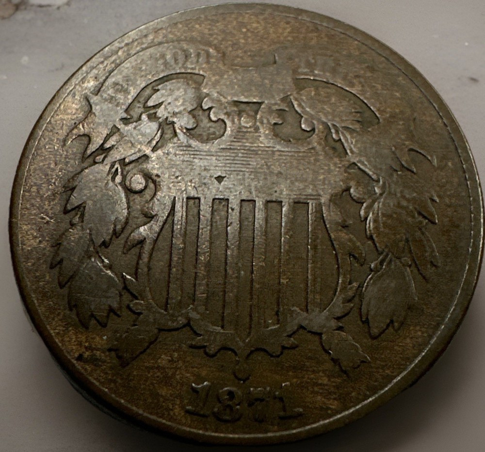 1871 Two-Cent better date
