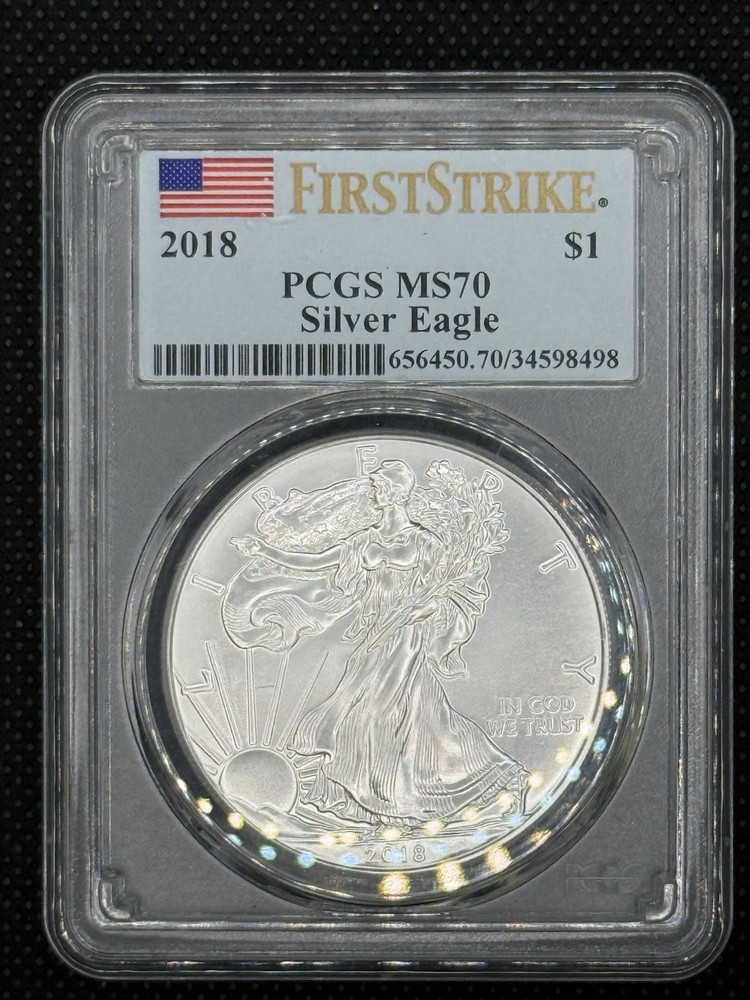 2018 Silver Eagle First Strike PCGS MS70 #253