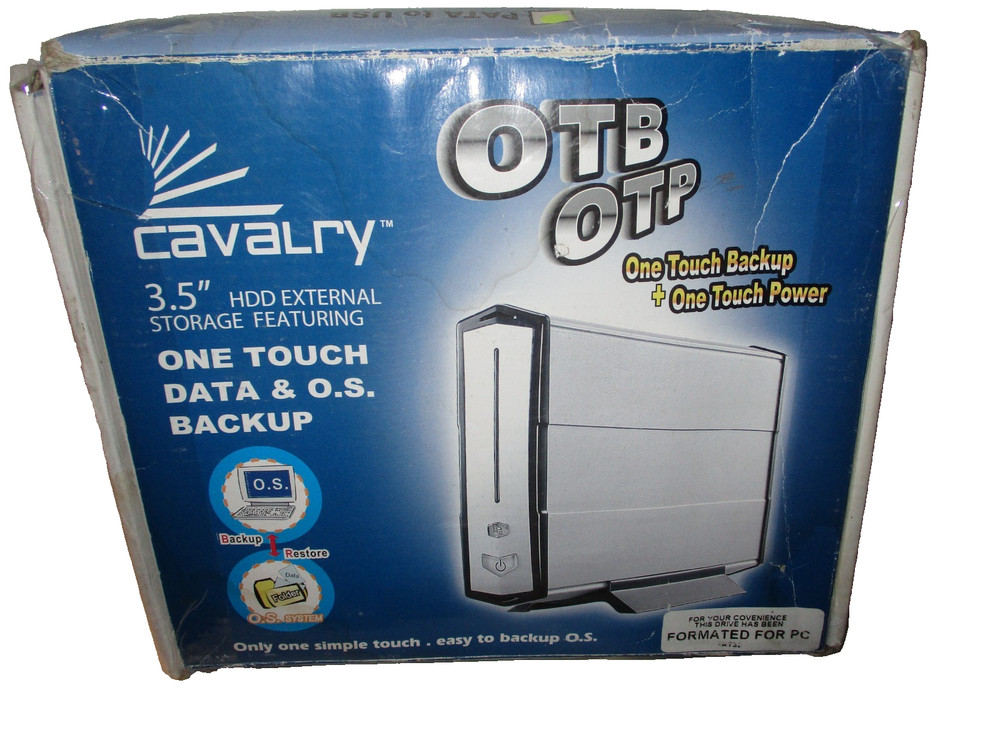 Cavalry 3.5" HDD External Mmobile Storage Format PC 300GB Pata/USB 2.0/Back UP