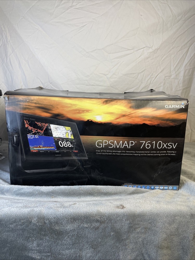 Garmin GPSMAP 7610xsv – 10” Touchscreen Chartplotter Complete FOR PARTS