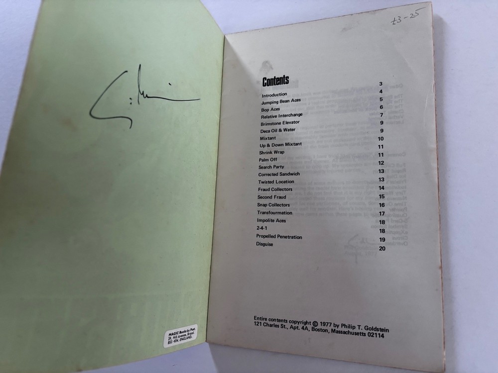 Scattershot  Phil Goldstein Signed