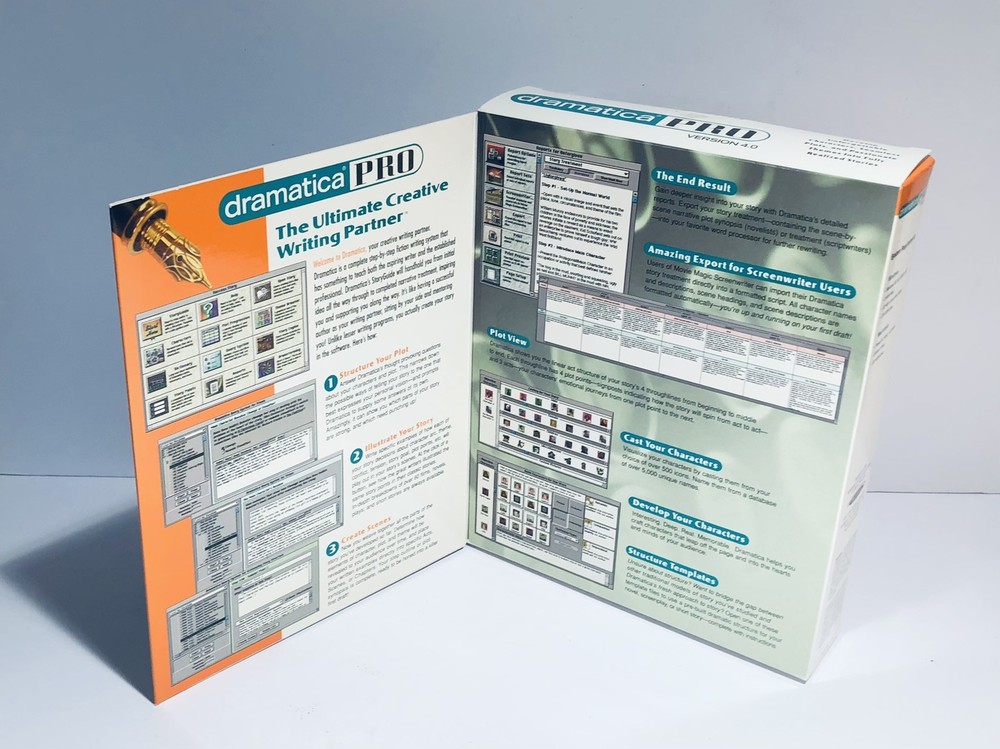 Write Brothers Dramatica Pro Version 4.0 Windows PC & Mac Software Big Box