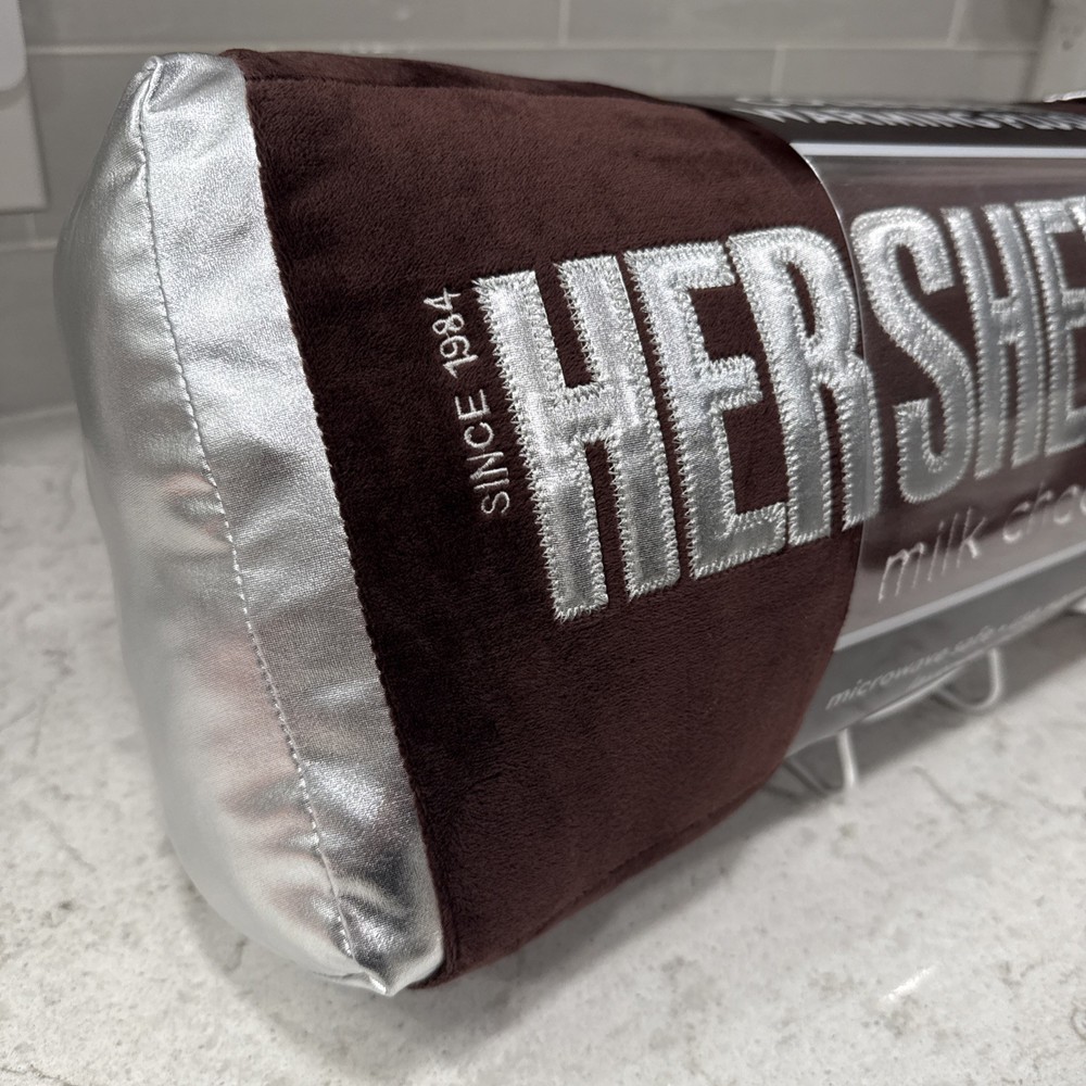 Hershey’s Heat & Cold Therapy Warming Plush Pillow Chocolate Bar Pack Pad NEW