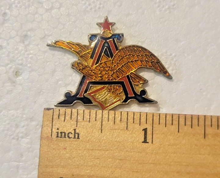 Vintage Anheuser Busch Beer Eagle Lapel Pin
