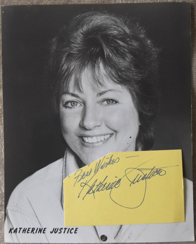 Katherine Justice Hand Signed Card