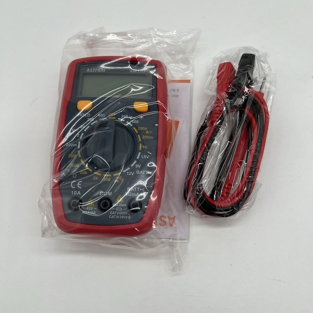 AstroAI AM33D Digital Multimeter 2000 Counts New