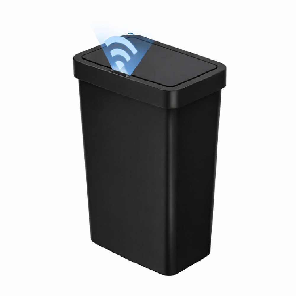 13.2 Gallon Motion Sensor Trash Can Touchless Kitchen Garbage Bin Black
