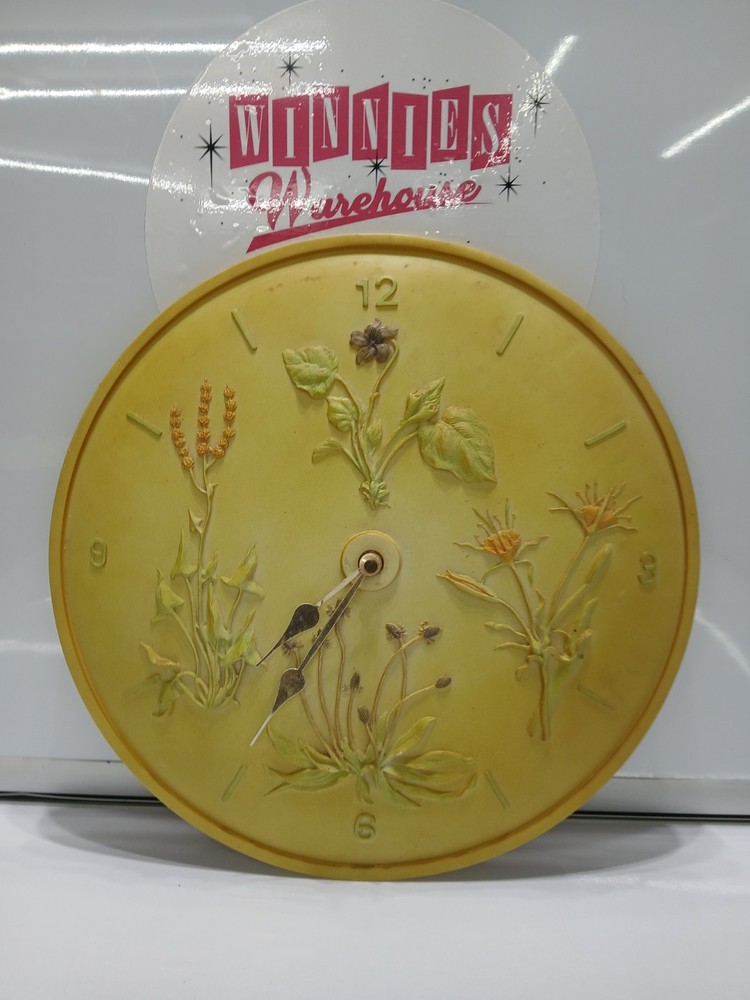 Wild Thyme Wall Clock