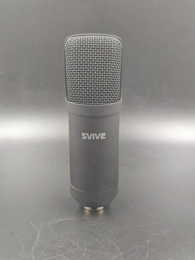 Svive Hydra XLR Studio Microphone Black Used Working
