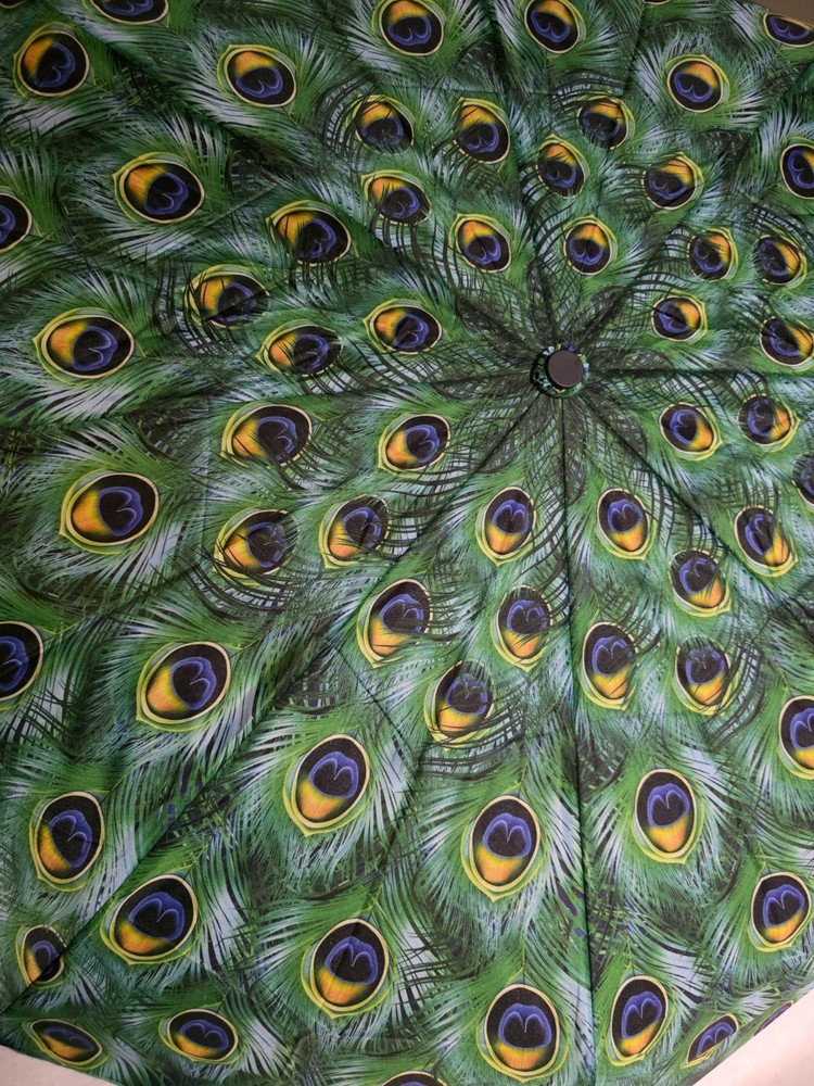 "GALLERIA Peacock Folding Umbrella "