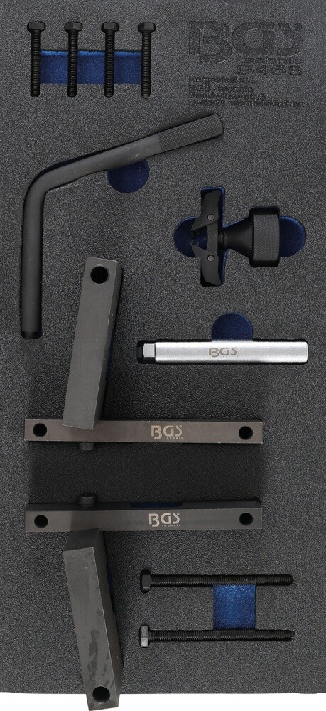 BGS Workshop Trolley Insert 1/3: Engine Timing Tool Set | For BMW S65 - 9458